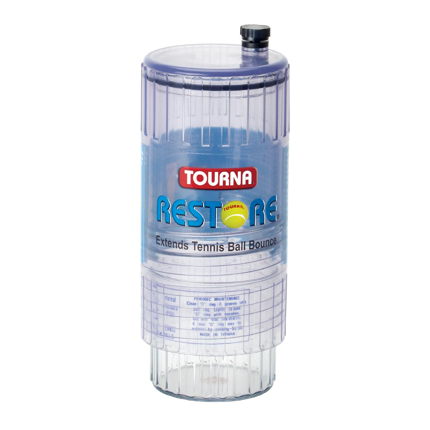Tube 3 balles tennis RESTORE Tourna 1/2