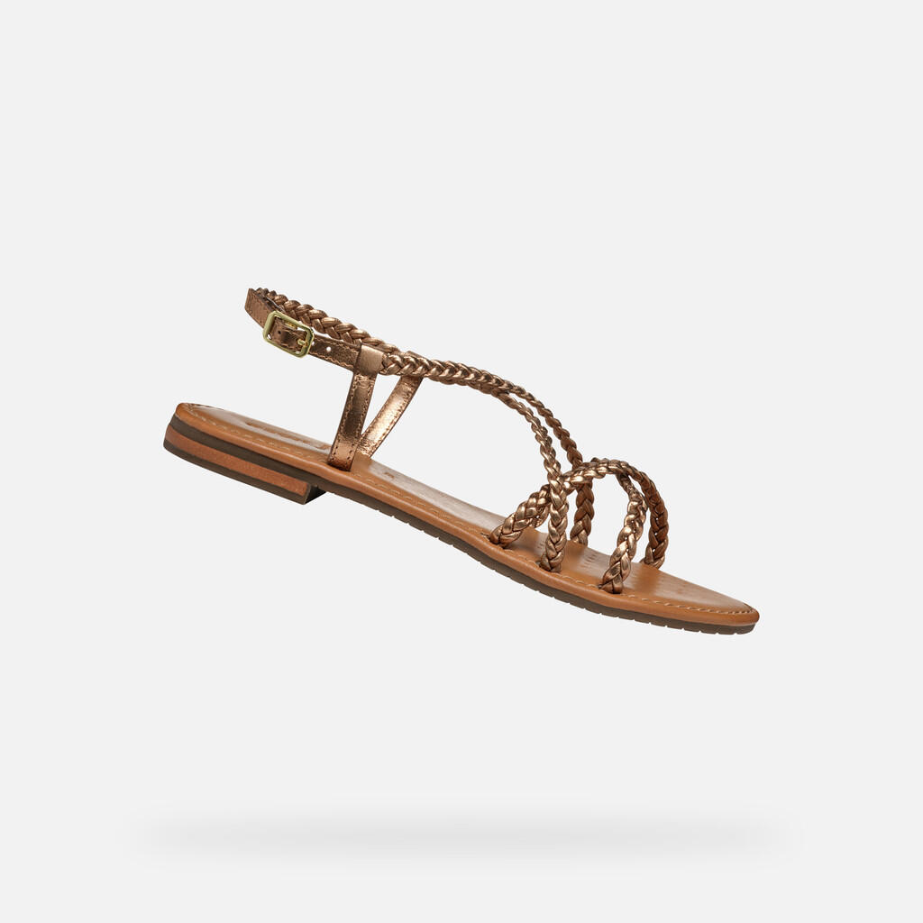 Sandales Femme D SOZY S Bronze 1/7