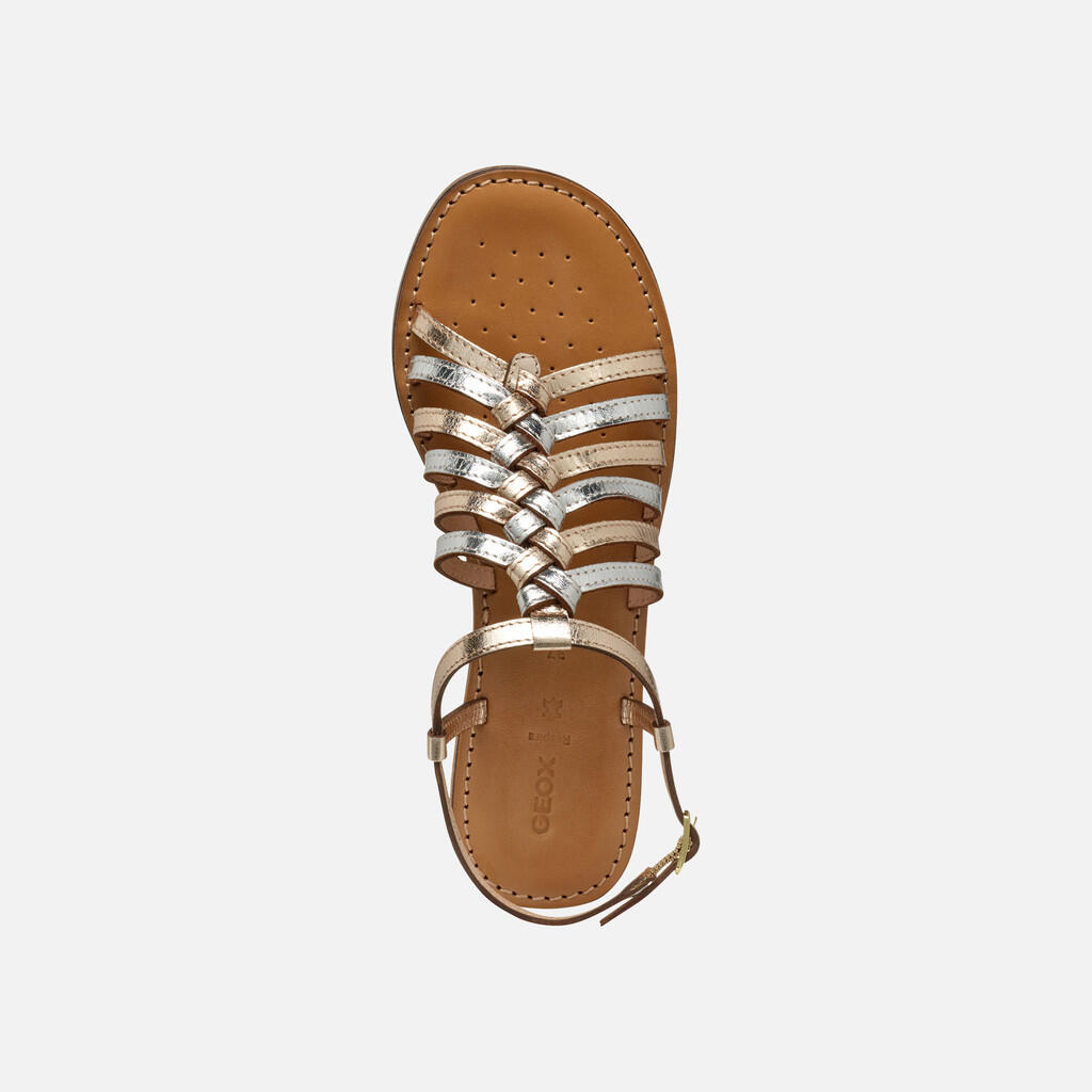 Sandales Femme MADDALUSIA C WOMAN Or Clair/Argent 6/7