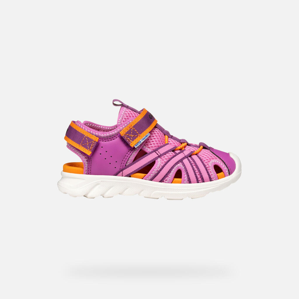 Sandales Fille J SANDAL AIRADYUM GI Fuchsia/Orange 2/7