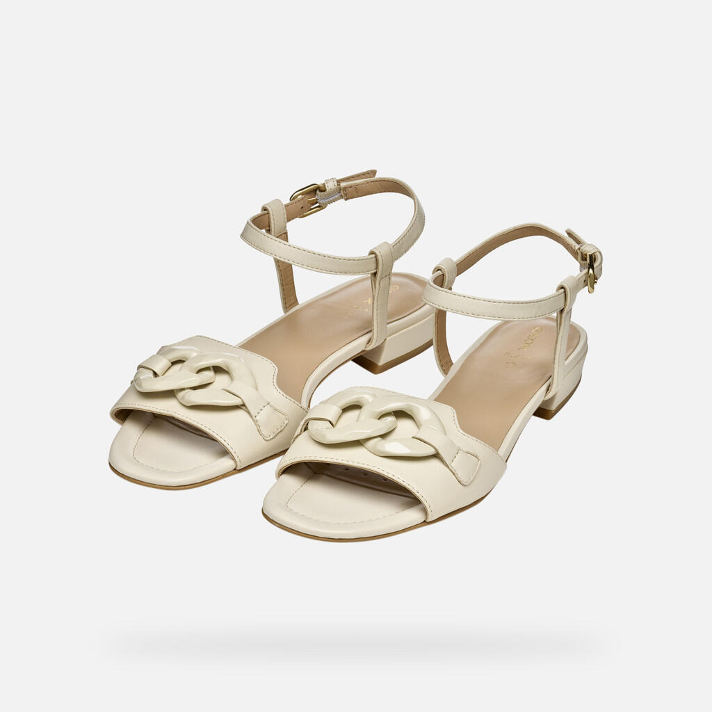 Sandales Femme NEW ERAKLIA 15 WOMAN Blanc Cassé 4/7