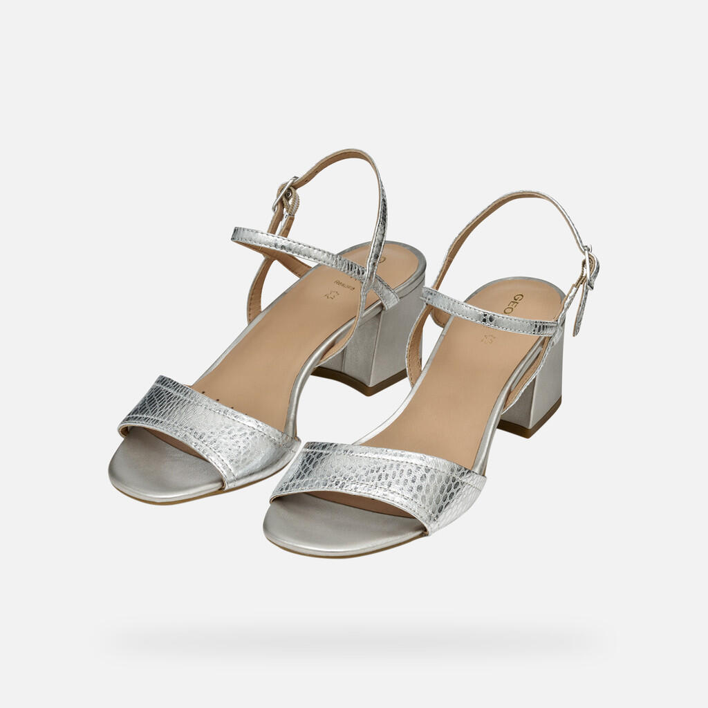 Sandales Femme D NEW ERAKLIA 50 Argent 4/7