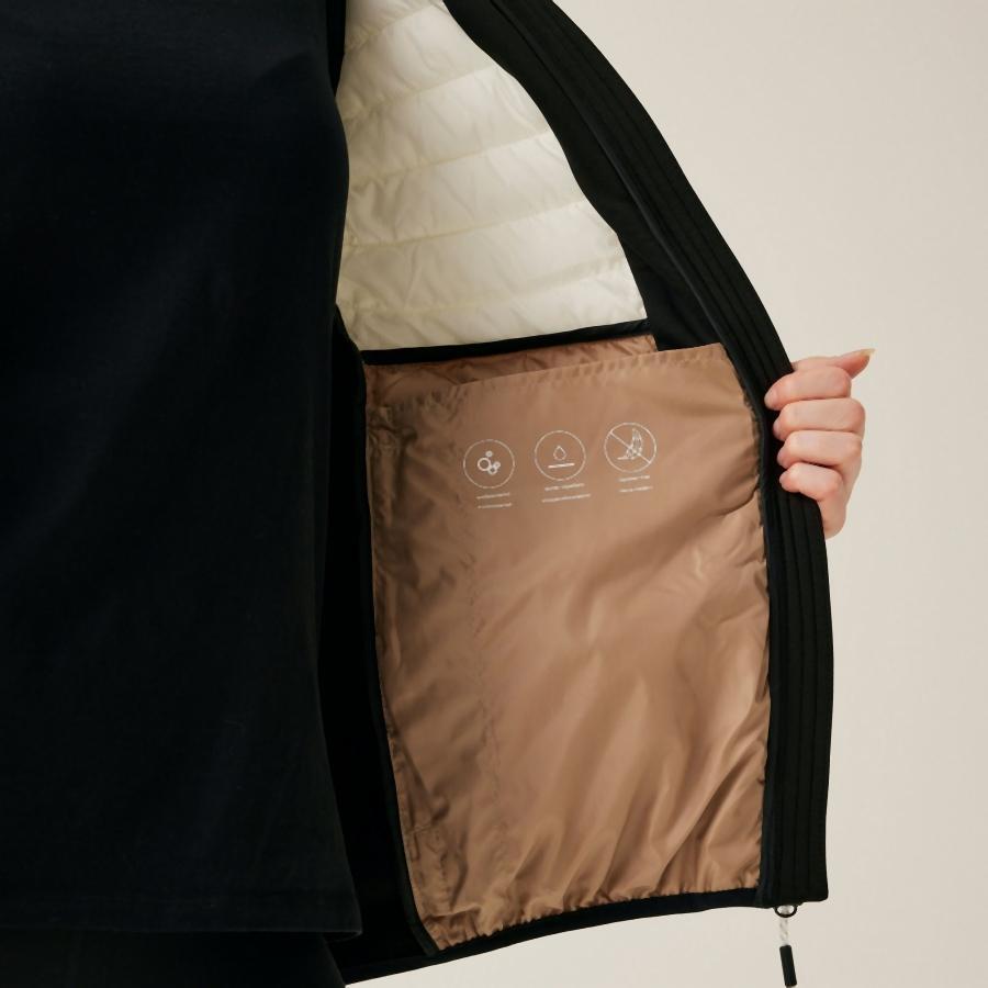 Piumino con cappuccio da donna Regatta Leedre Hybrid 6/7