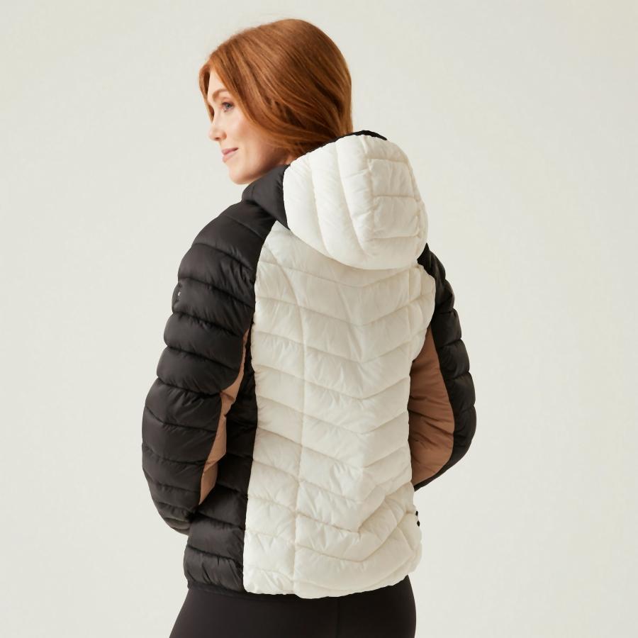Doudoune Chaude Déperlante "Women's Hooded Dalent" - Regatta Blanc 38 3/7