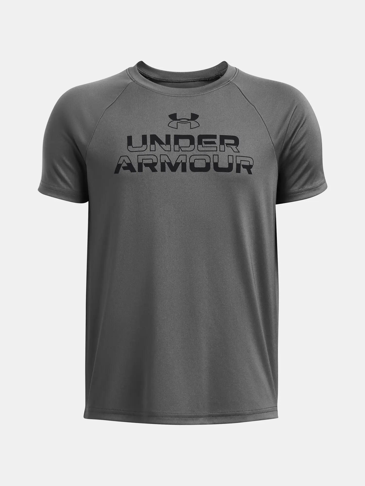 Fiú Under Armour UA Tech Split Wordmark SS póló 1/2