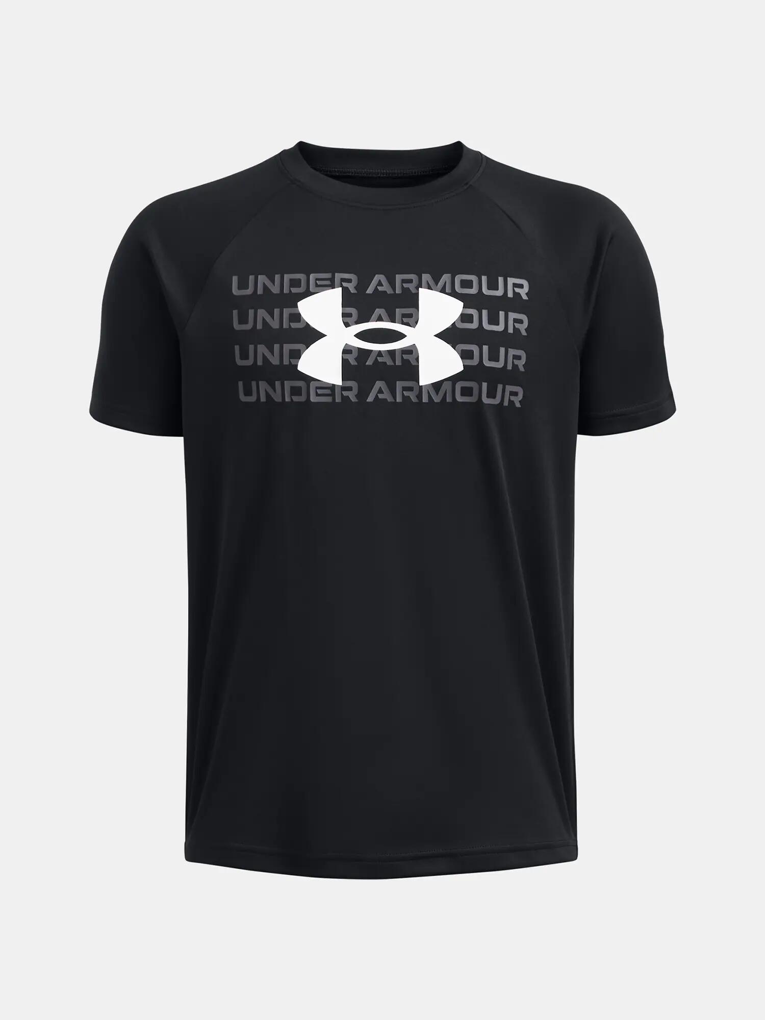 Fiú póló Under Armour UA B TECH WM LOGO SS 1/2