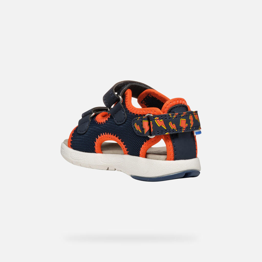 Sandały GEOX B SANDAL MULTY BOY Niebieski 5/7