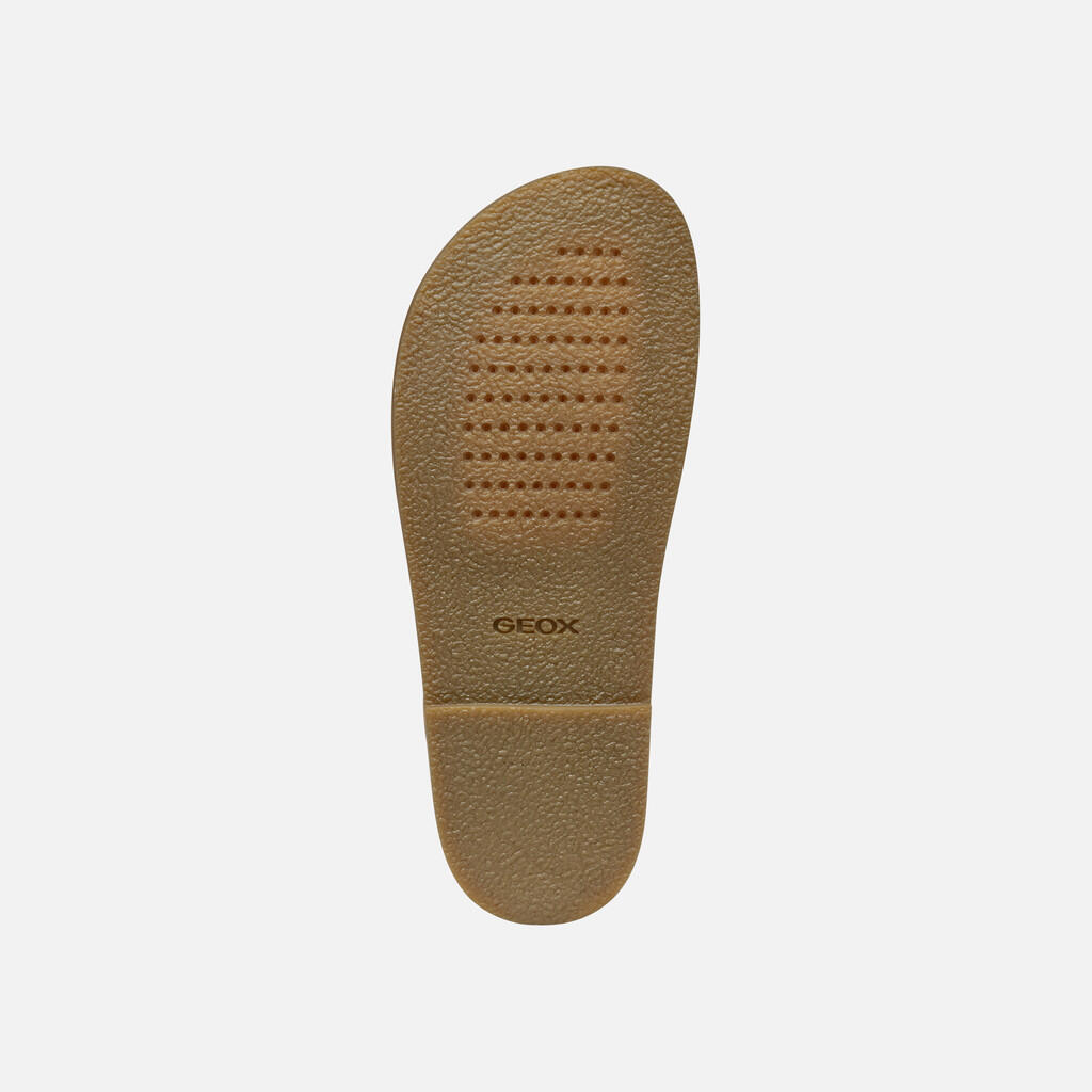 Sandales Femme D ADELASH Tabac/Blanc Cassé 7/7