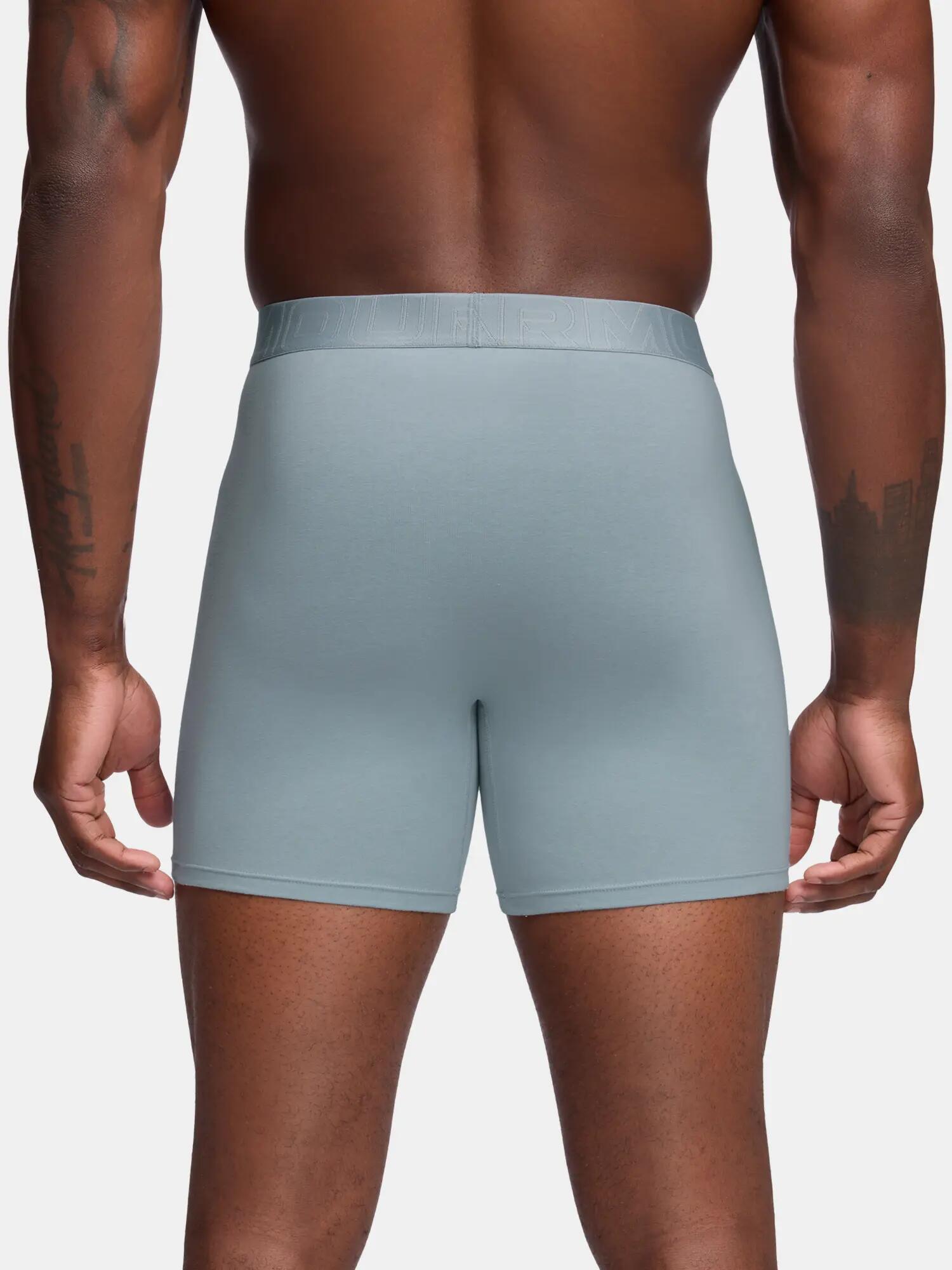Férfi Under Armour M UA Perf Cotton 6in boxeralsó (3db) 3/3