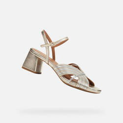 Sandales Femme D GENZIANA MID Or/Argent