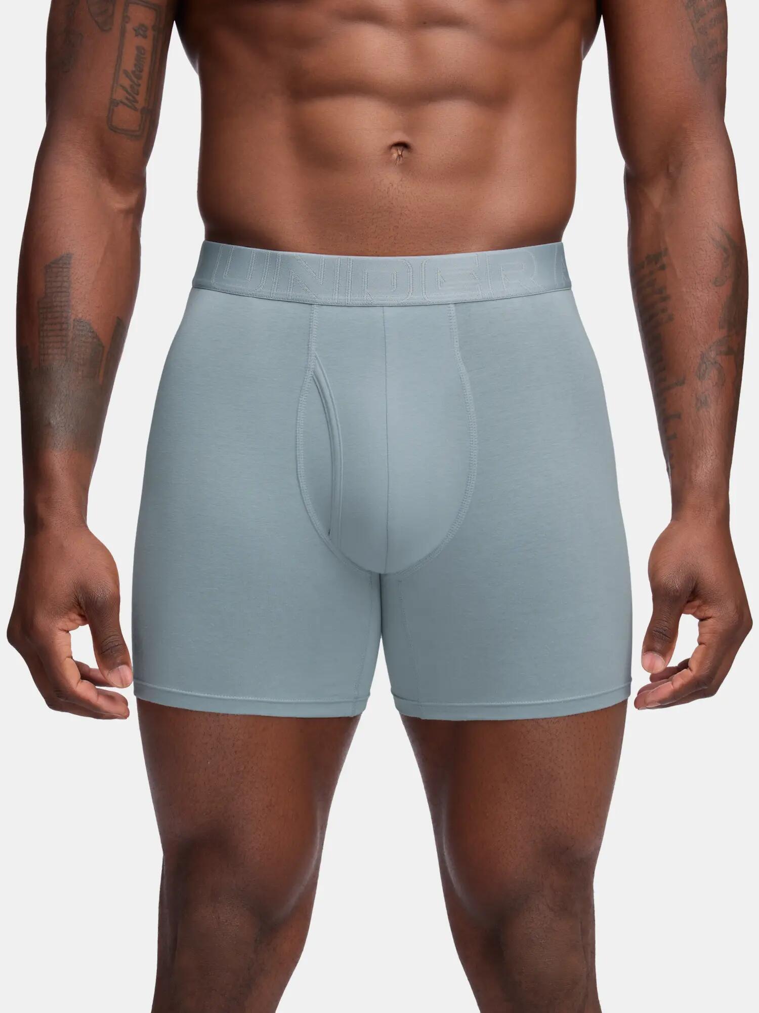 Férfi Under Armour M UA Perf Cotton 6in boxeralsó (3db) 2/3