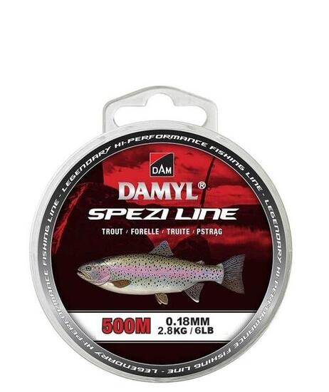 Monofilo da pesca alla trota 020mm - Damyl Spezi Line 500m