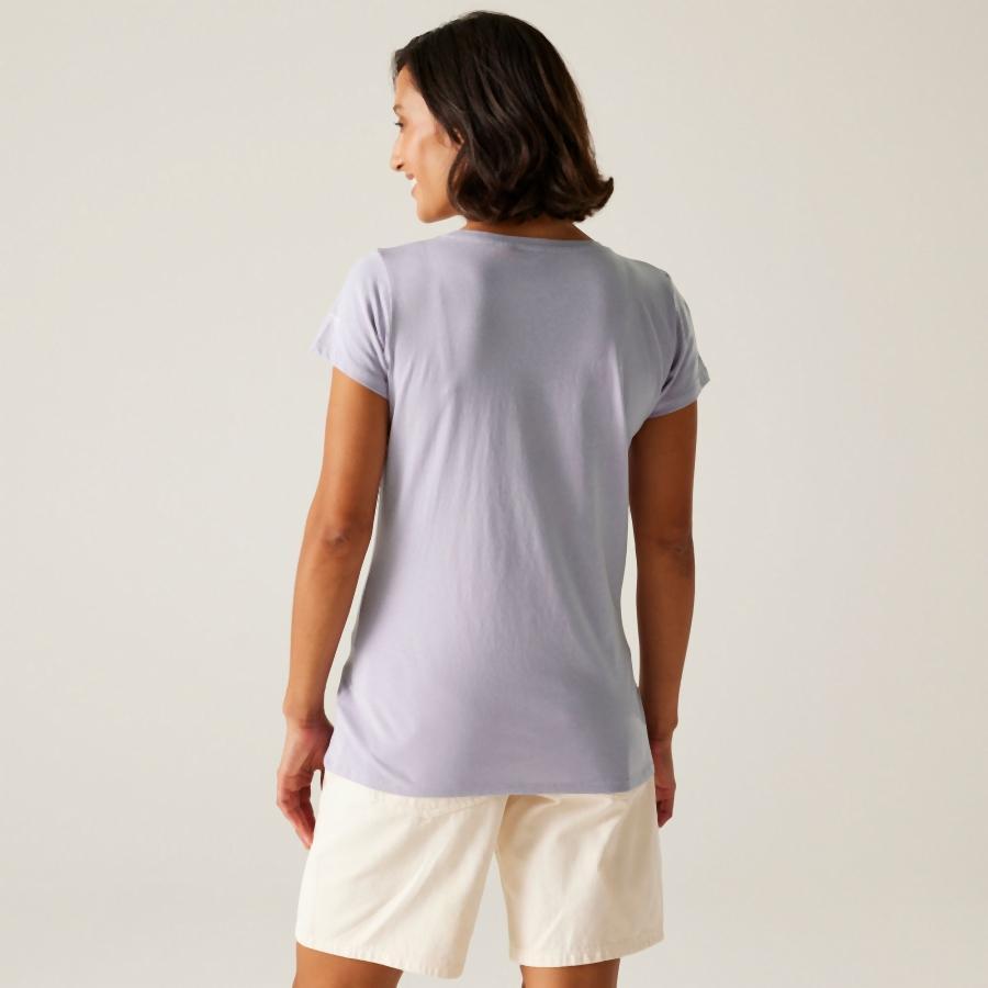 Dames-T-shirt Regatta Breezed V 3/4