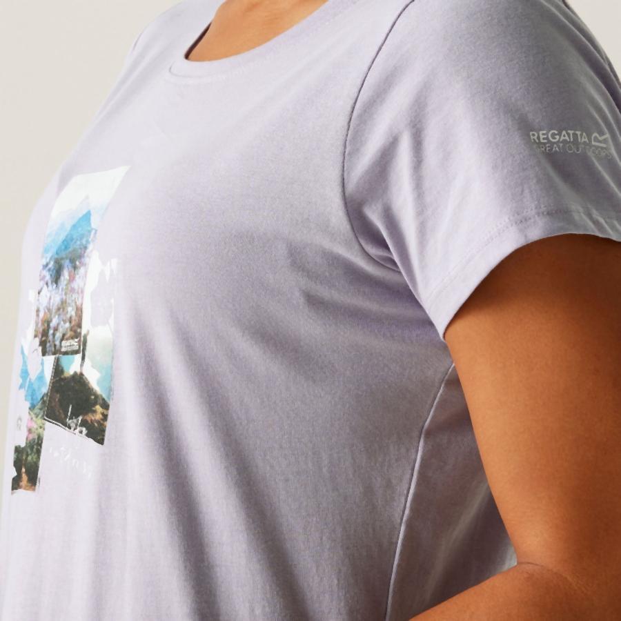 Dames-T-shirt Regatta Breezed V 2/4