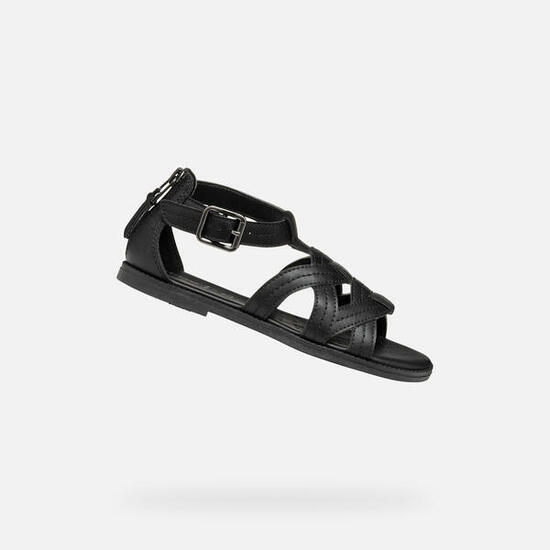 Sandales Fille JR SANDAL KARLY Noir
