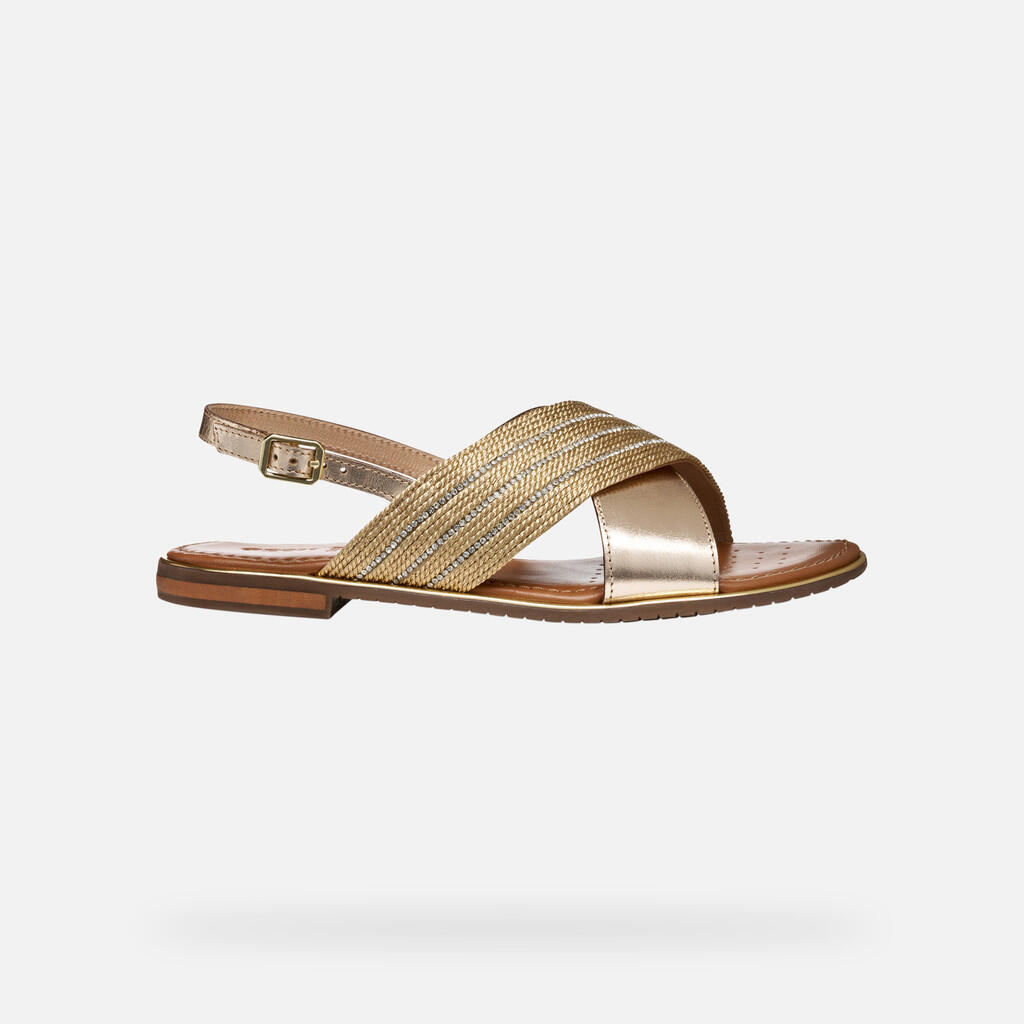 Sandales Femme SOZY PLUS WOMAN Or Foncé/Or Clair 2/7
