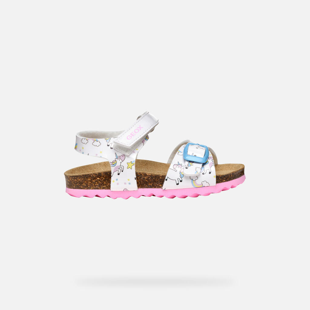 Synthetische sandalen voor meisjes baby Geox Chalki A 2/7
