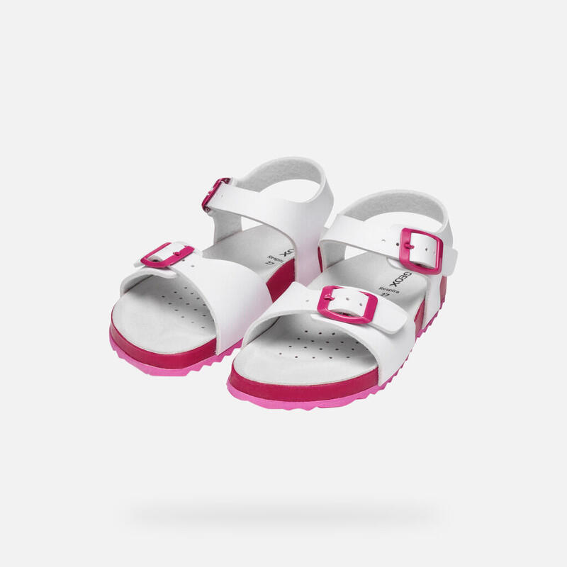 Sandale Geox Model J Adriel Girl Culoare Alb