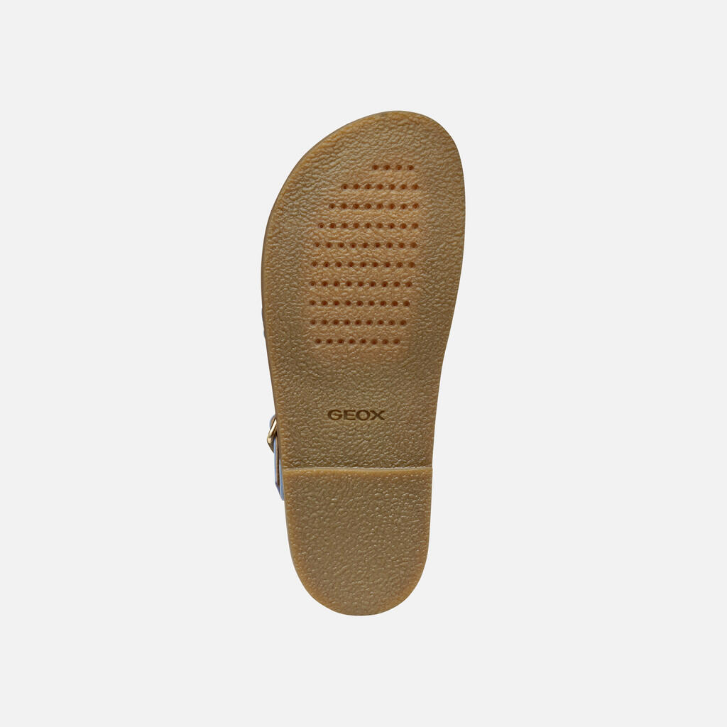 Sandales Femme D ADELASH Bleu Clair/Blanc Cassé 7/7