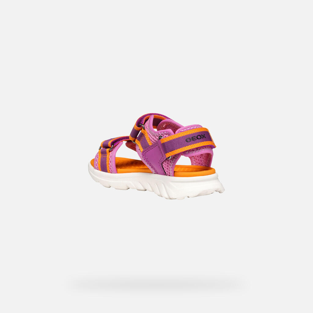 Sandały GEOX J SANDAL AIRADYUM GI Rose 5/7