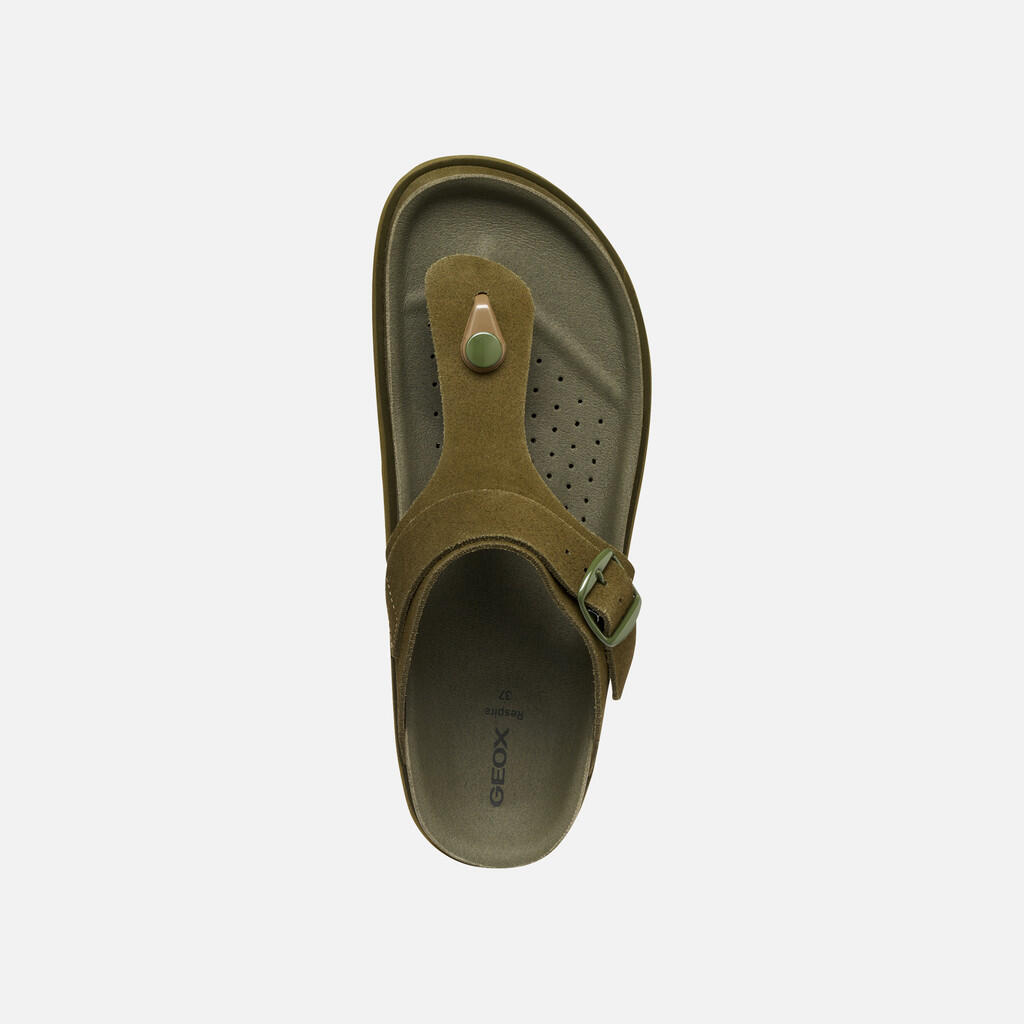 Sandales Femme D SANDYBETT Vert Sauge 6/7