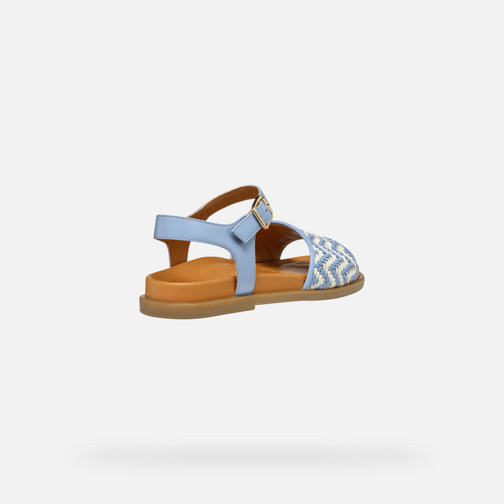 Sandales Femme D ADELASH Bleu Clair/Blanc Cassé 5/7