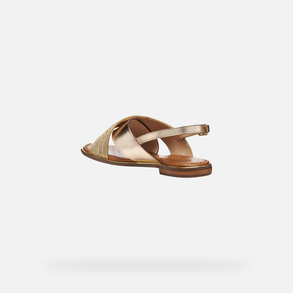 Sandales Femme SOZY PLUS WOMAN Or Foncé/Or Clair 6/7