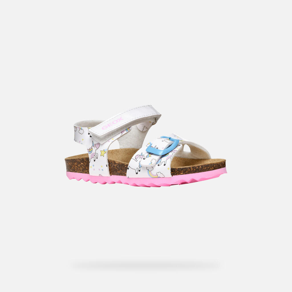 Synthetische sandalen voor meisjes baby Geox Chalki A 4/7