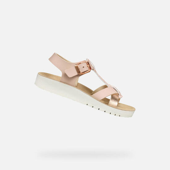 Sandales Fille SANDAL COSTAREI GIRL Rose Clair/Or Rose