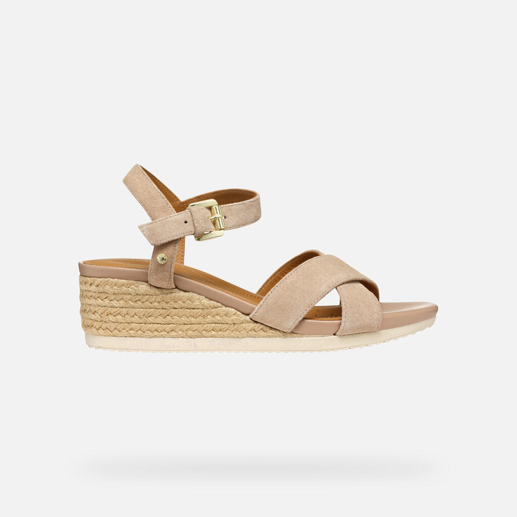 Sandales Femme ISCHIA CORDA WOMAN Beige Rosé 2/7