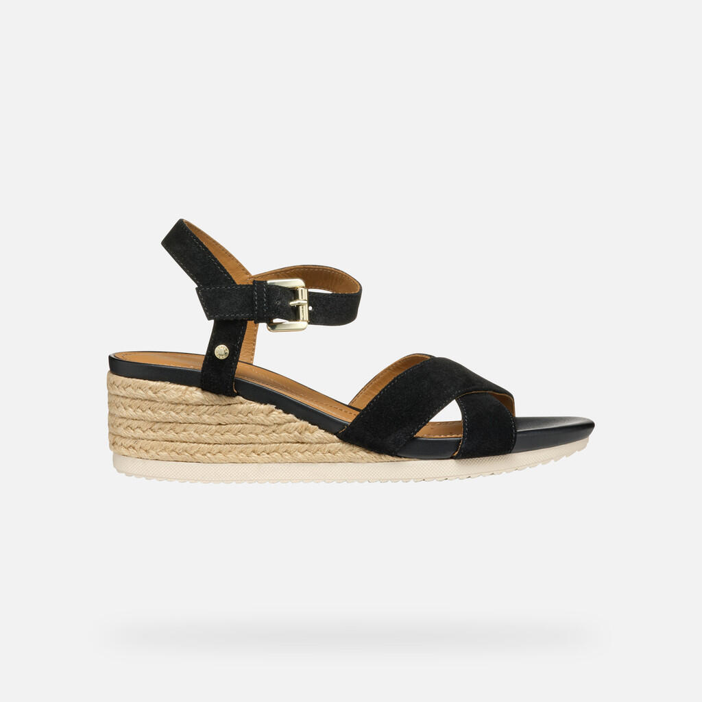 Sandales Femme ISCHIA CORDA WOMAN Noir 2/7