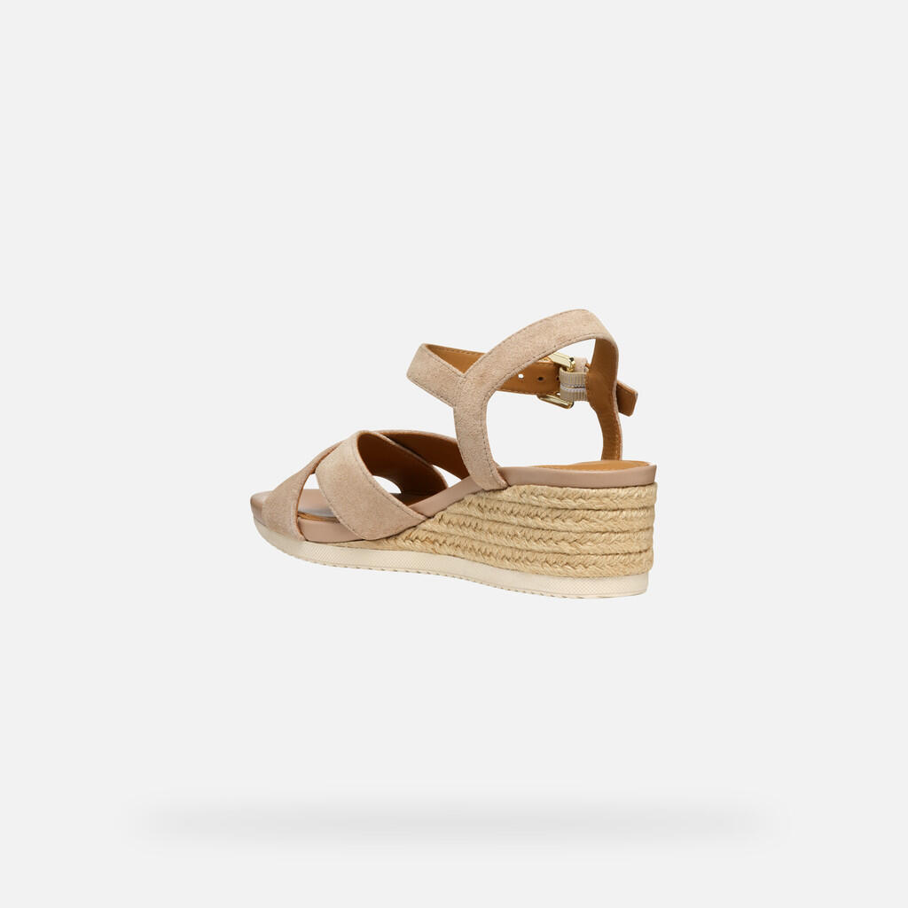 Sandales Femme ISCHIA CORDA WOMAN Beige Rosé 6/7