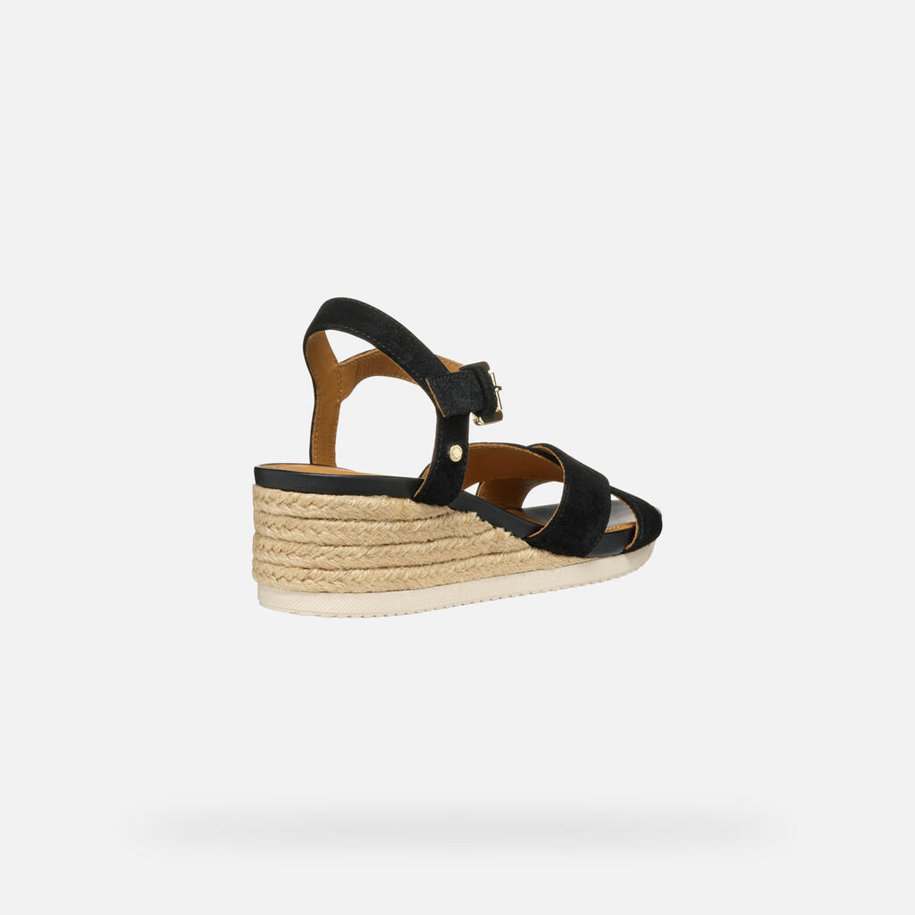 Sandales Femme ISCHIA CORDA WOMAN Noir 7/7