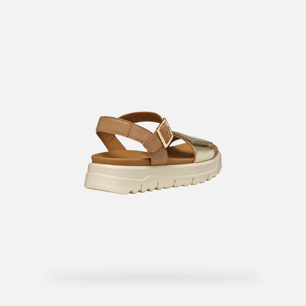 Sandales Femme D XAND 2.1S Or Clair/Beige 5/7