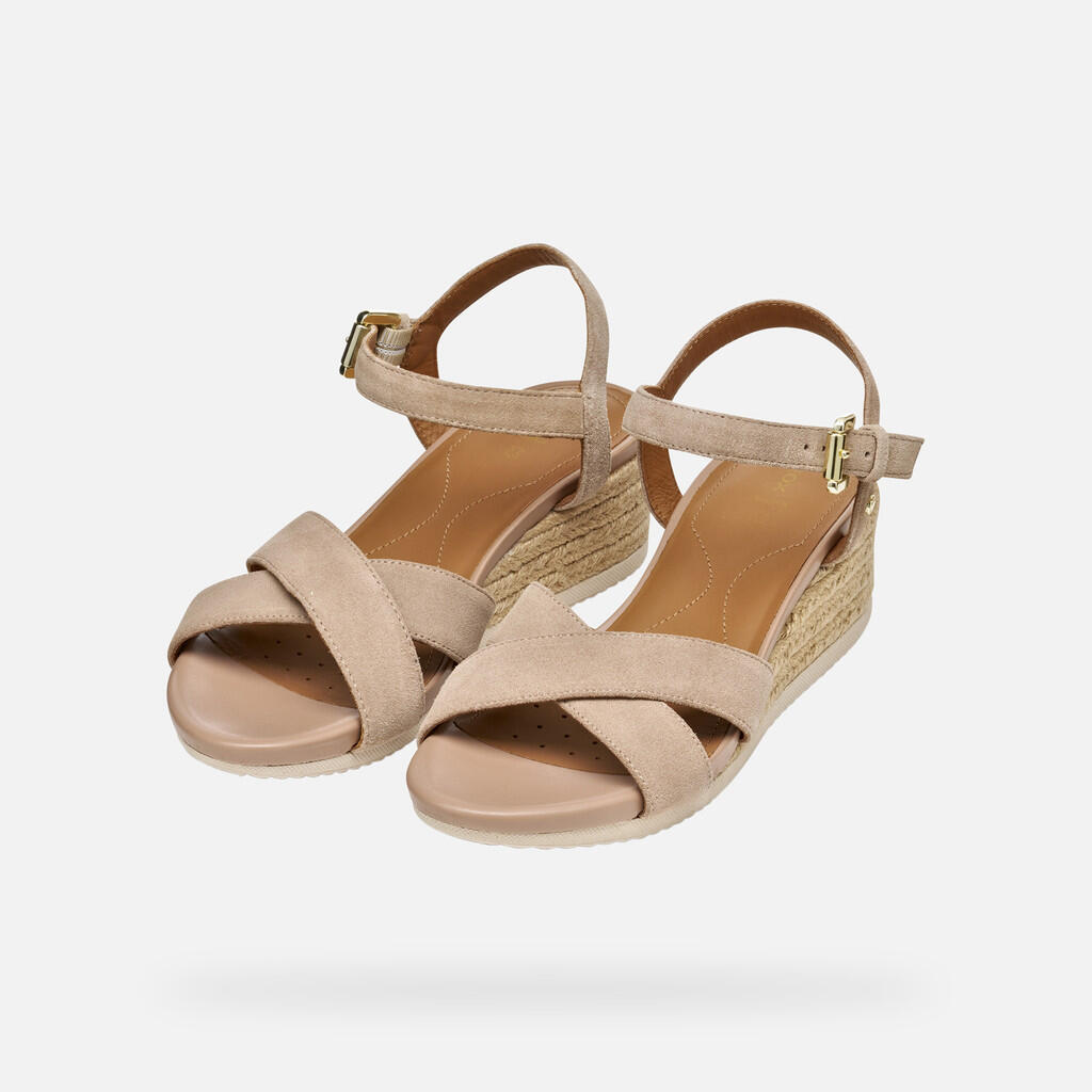 Sandales Femme ISCHIA CORDA WOMAN Beige Rosé 4/7