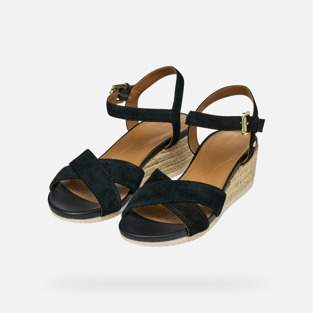 Sandales Femme ISCHIA CORDA WOMAN Noir 4/7