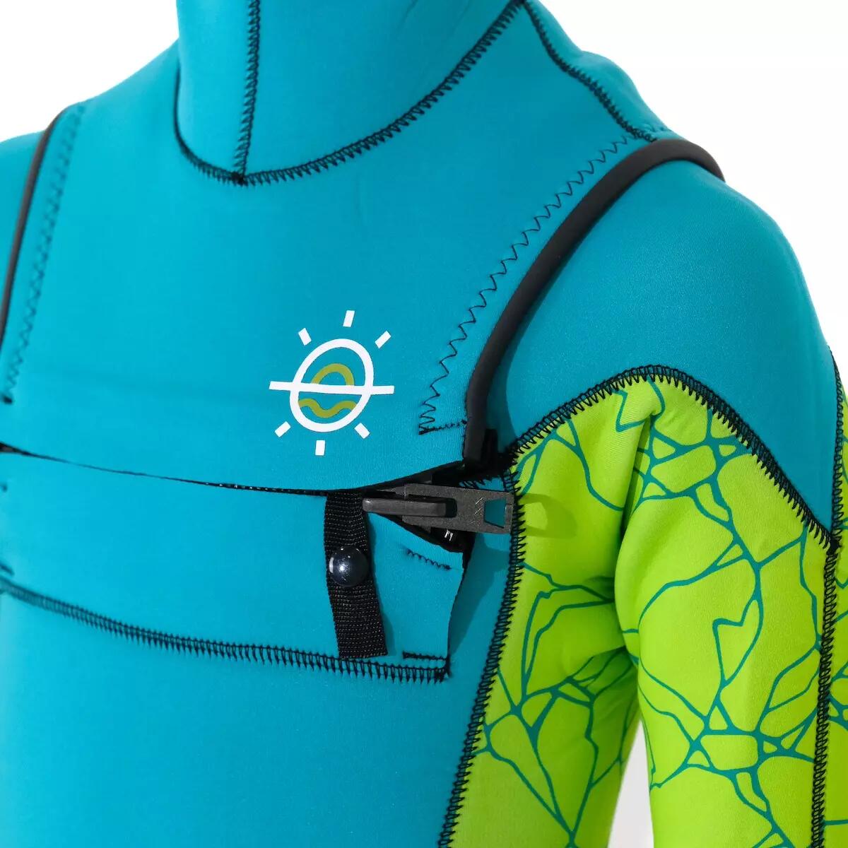Mute nuoto bambino Chest Zip Cagoule 5/4/3 Mm Surf'n'Lifesaving 3/5