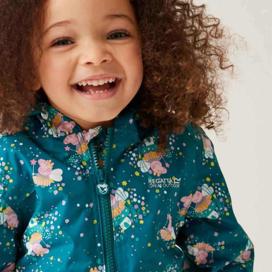 Baby waterdichte jas met capuchon Regatta Peppa Pig 3/7