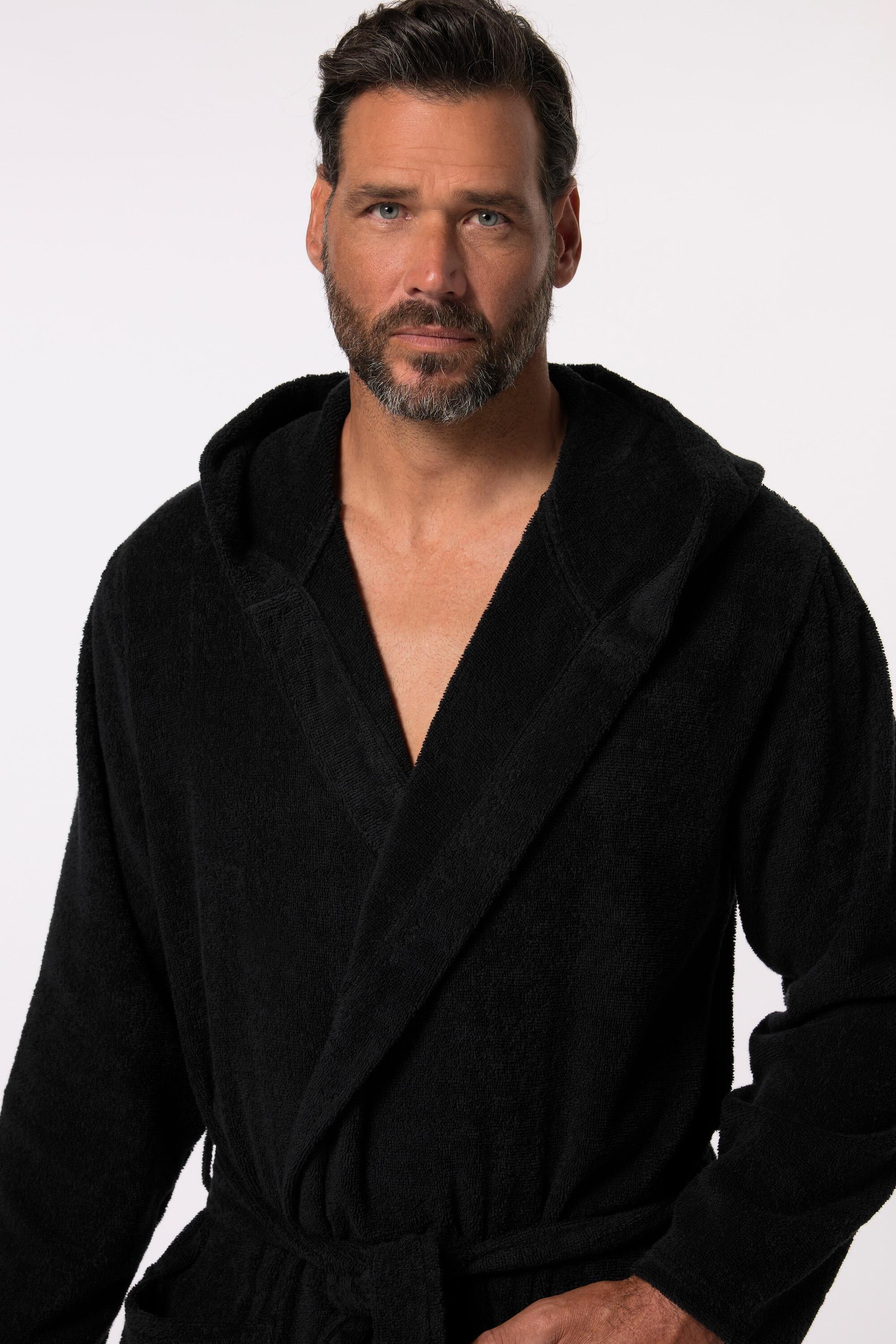 Hommes Peignoir en éponge. Collection Homewear. Capuche 2/4
