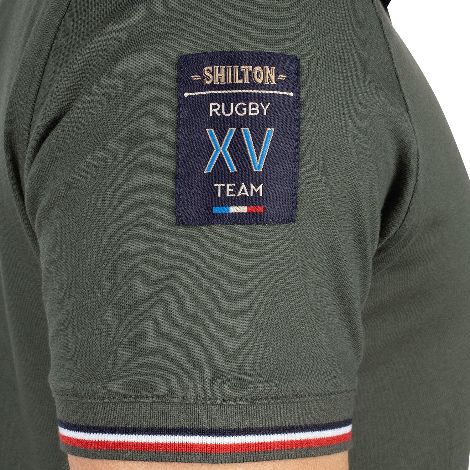 Polo tricolore rugby homme 6/7