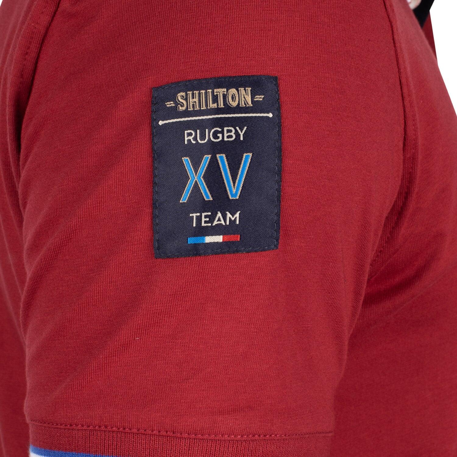 Polo tricolore rugby homme 6/7