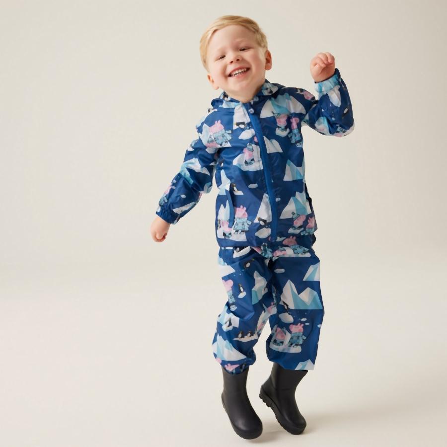 Chubasquero infantil Regatta Peppa Pig Pack-It 2/7
