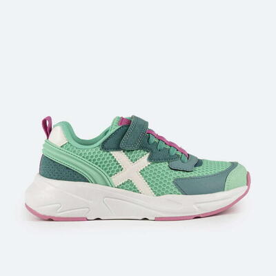 Zapatillas MUNICH Mini Track VCO 105 Verde Niños