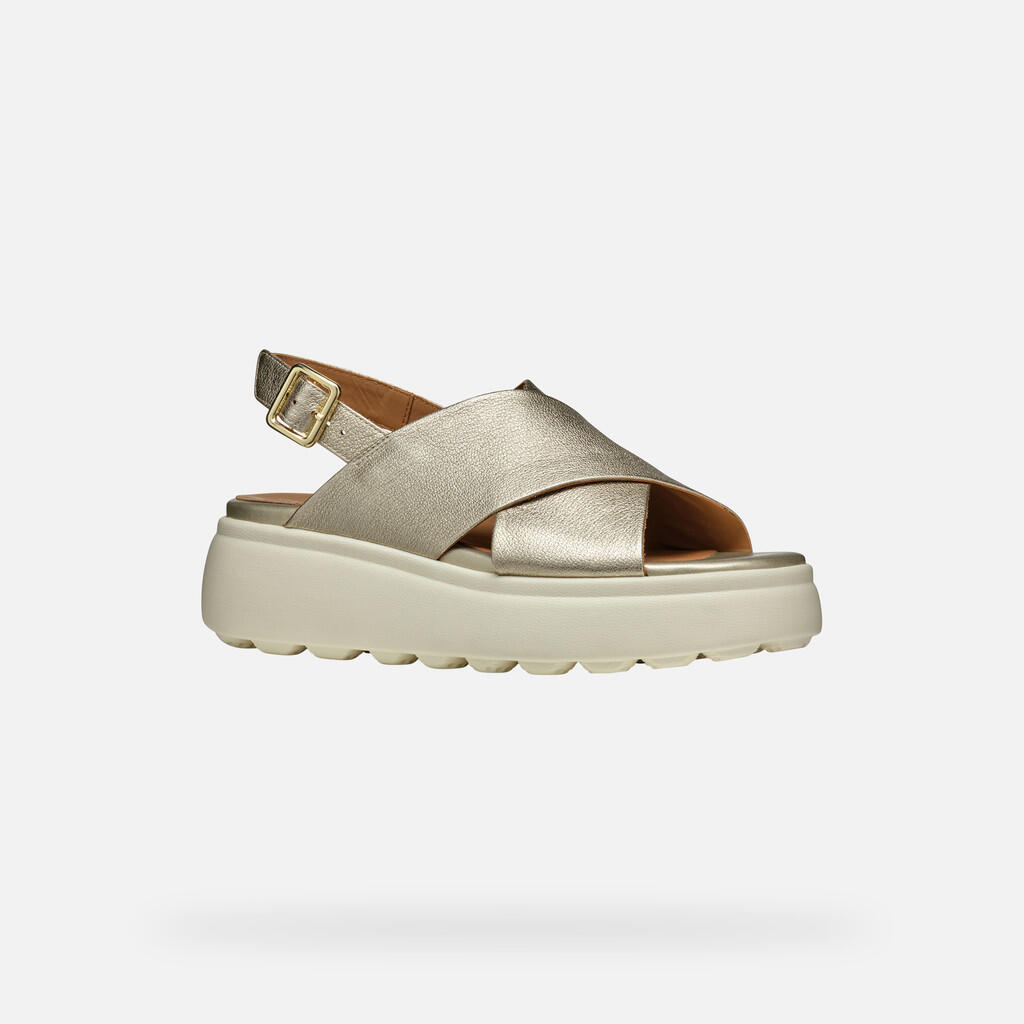 Sandales Femme D SPHERICA EC4.1 S Or Clair 3/7