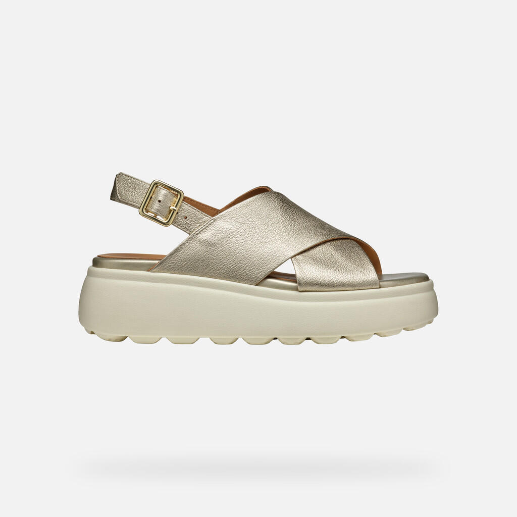 Sandales Femme D SPHERICA EC4.1 S Or Clair 2/7