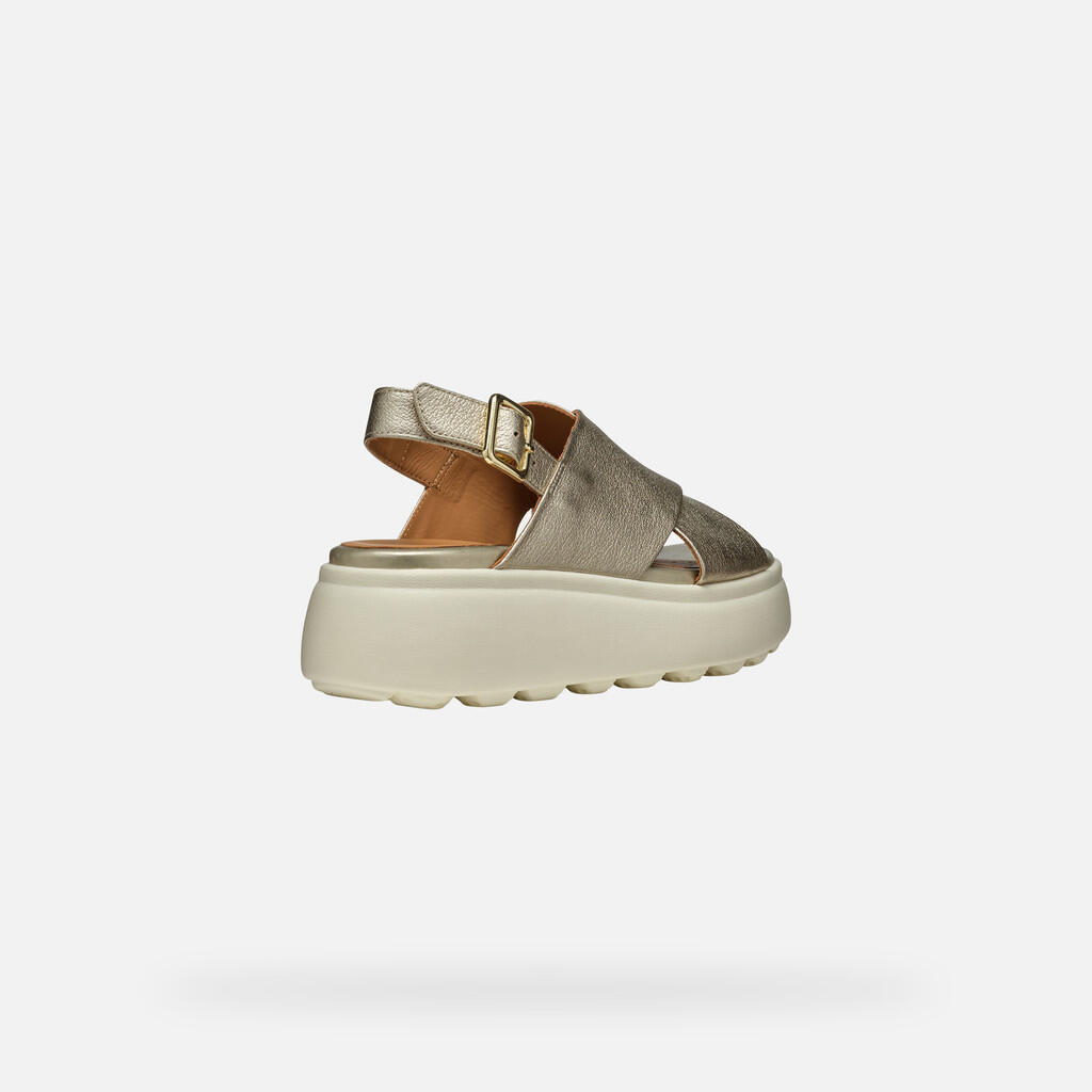 Sandales Femme D SPHERICA EC4.1 S Or Clair 5/7