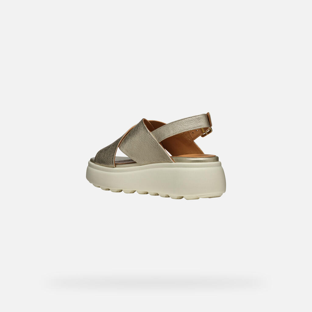 Sandales Femme D SPHERICA EC4.1 S Or Clair 4/7