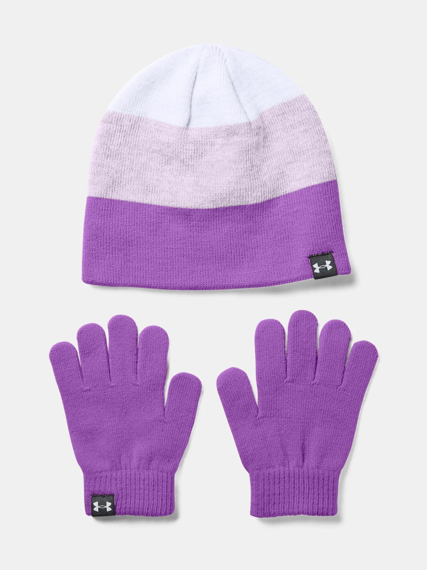 Lány sapka Under Armour G Beanie Glove Combo 1/2