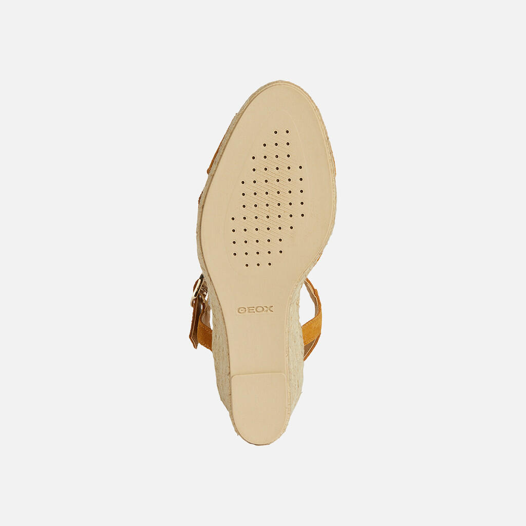 Sandales Femme D GELSA LOW Jaune Foncé 7/7