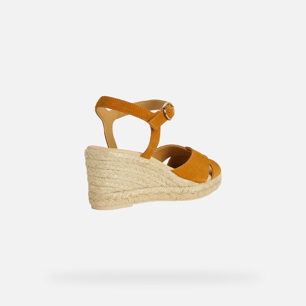Sandales Femme D GELSA LOW Jaune Foncé 5/7
